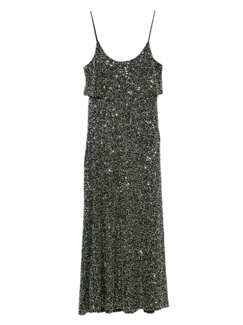 Rabanne sequin-layered midi dress Black 25HCRO262PO0401