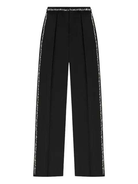Manière De Voir Patricia embellished tailored trousers Black WMN3946