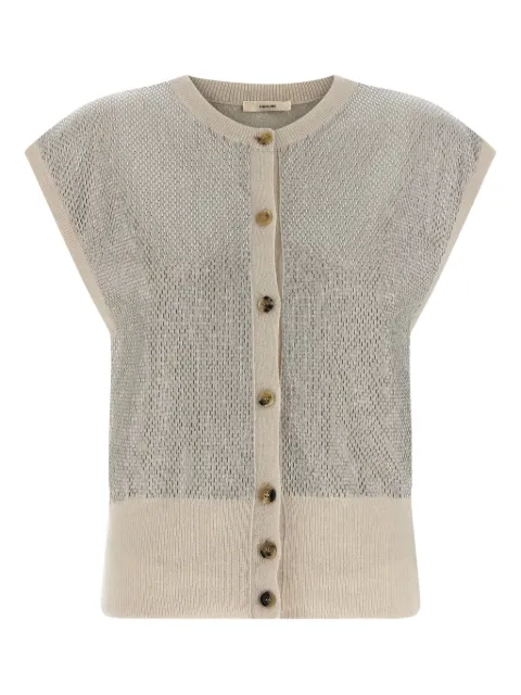 Haikure Kirby vest Neutrals HEW07093MC070PXT0551