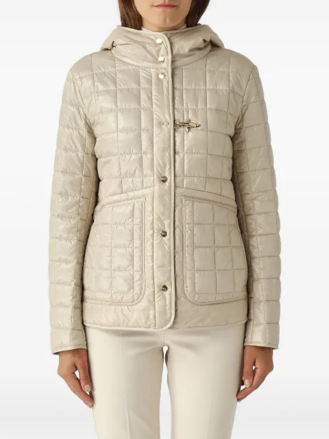 Fay hooded quilted jacket Neutrals NAW22513700XOS