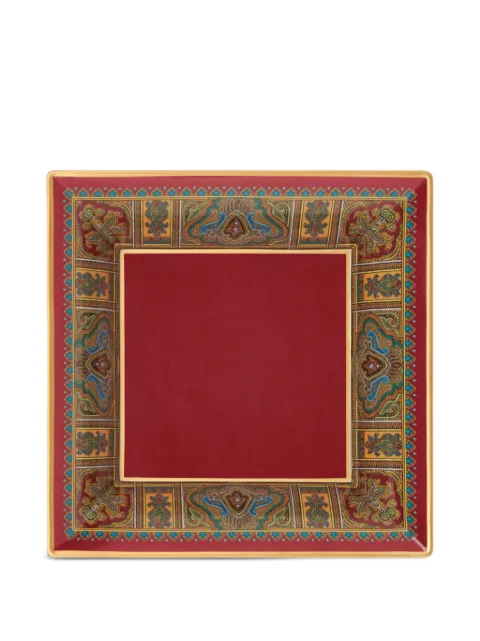 ETRO HOME paisley porcelain tray Red UHHE0001AY001