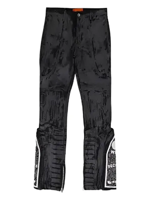 Who Decides War Moto straight-fit jeans Black 1120020002EX