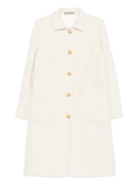 Tagliatore buttoned coat White MONICE30008