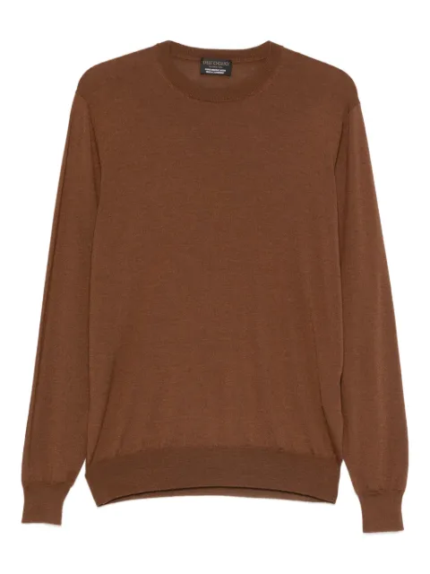 Dell'oglio crew-neck sweater Brown GC1MLLSC18R