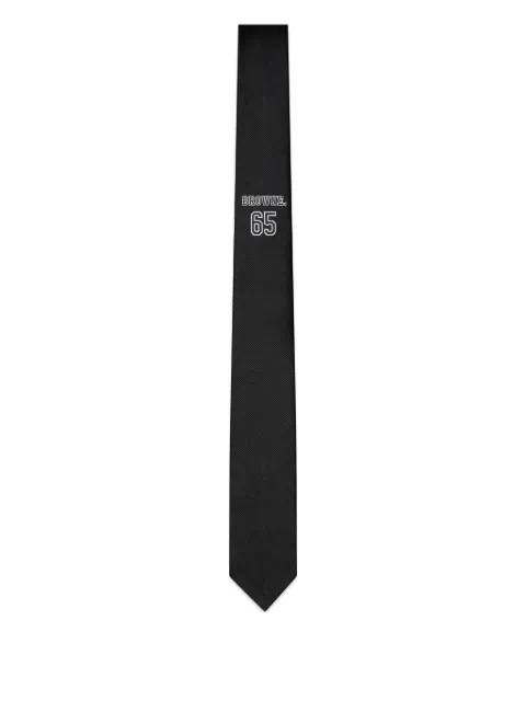 Thom Browne silk Browne 65 tie Black MNL001AF1116