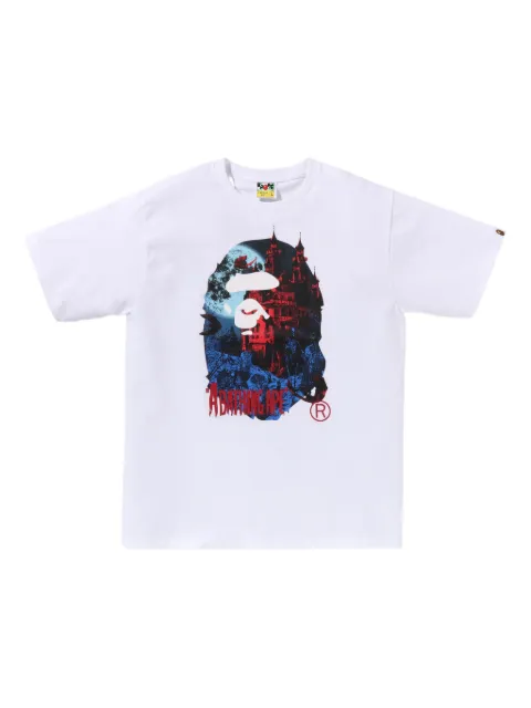 A BATHING APE® graphic print T-shirt White 001TEL701006F