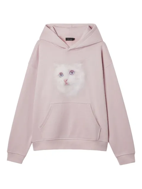 tout a coup graphic pocket hoodie Pink M504AF5