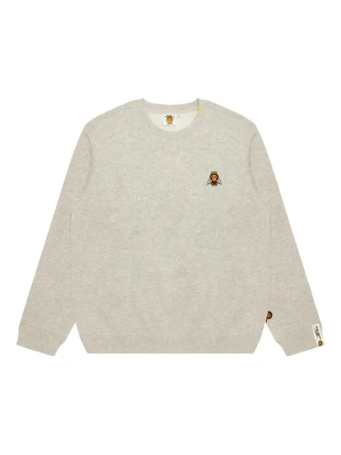 A BATHING APE® embroidered sweater Grey 0SW3047XAP