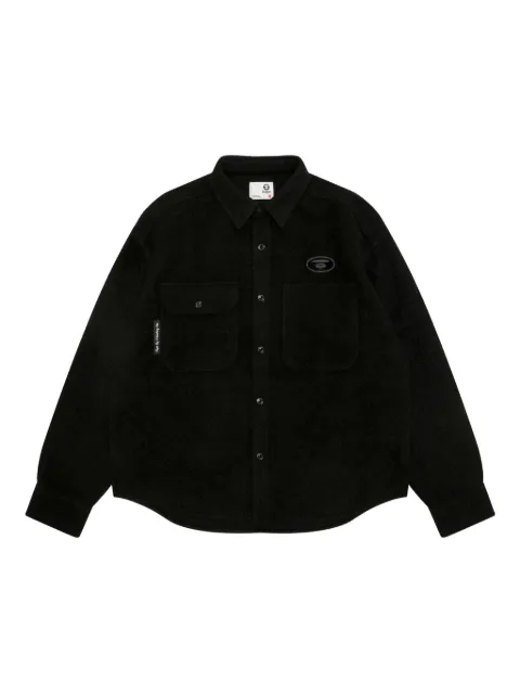 AAPE BY *A BATHING APE® pocket logo shirt Black AST8547XXP