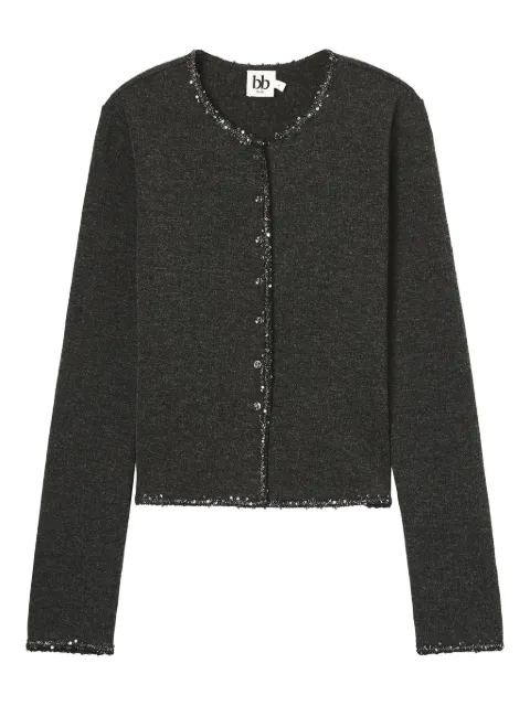 b+ab button-embellished cardigan Grey 5F637AS