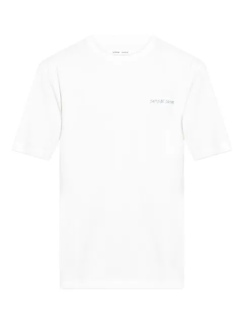 SAMSOE SAMSOE graphic-print T-Shirt White M254000970