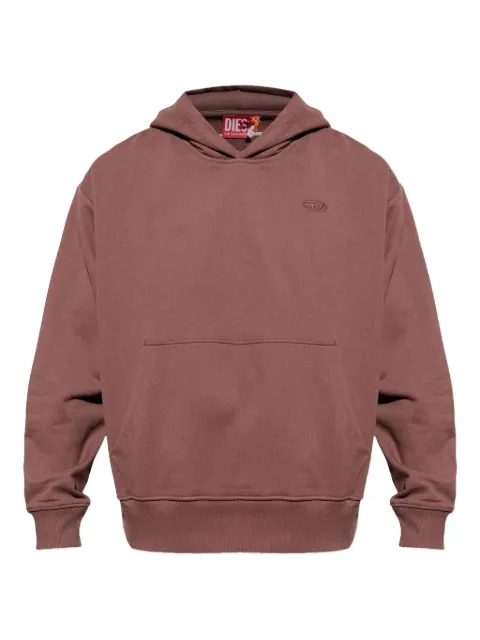 Diesel S-Macs logo-graphic hoodie Brown A113040GYCJ