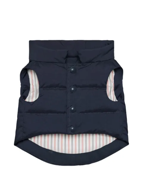 Thom Browne Hector Browne poly twill football dog vest Blue UCX015X07259