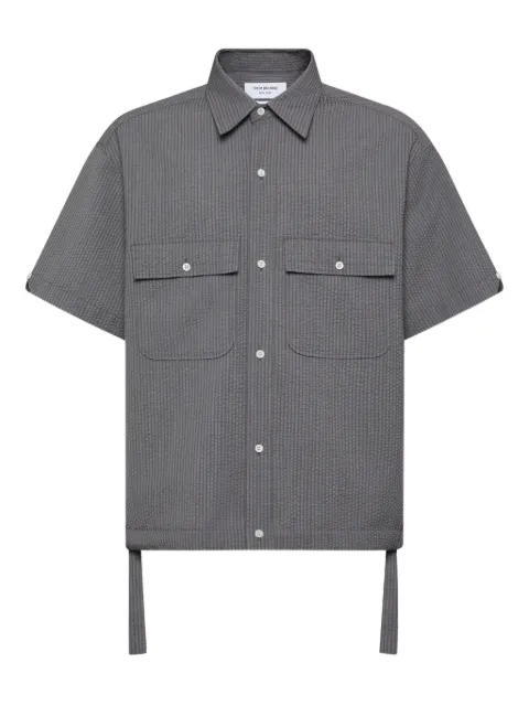 Thom Browne short-sleeve shirt Grey MWS329A06455