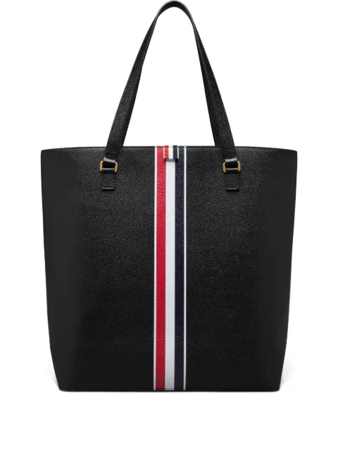 Thom Browne RWB-stripe tote bag Black UAG250A00198