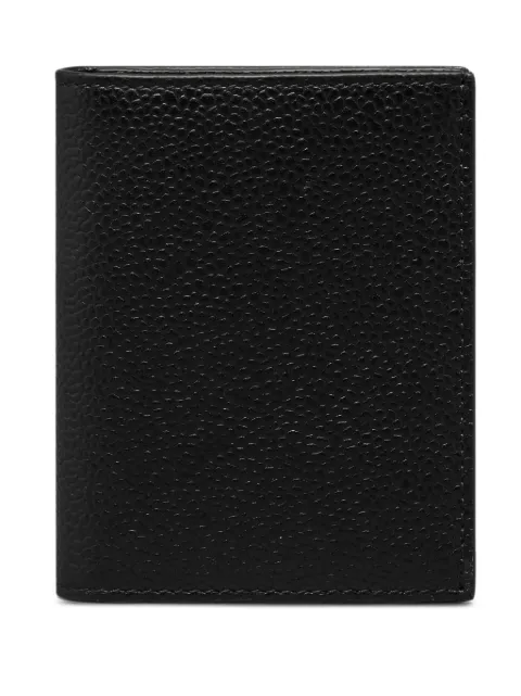 Thom Browne pebble-grain Hector double card holder Black PS26UAW087A0019800001