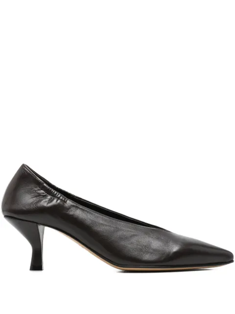 Pomme D´Or pointed leather pumps Brown 6163