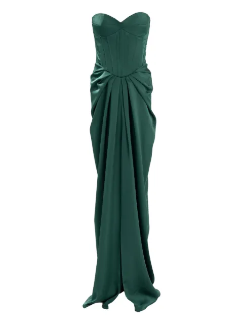Ana Radu corset maxi dress Green 47203