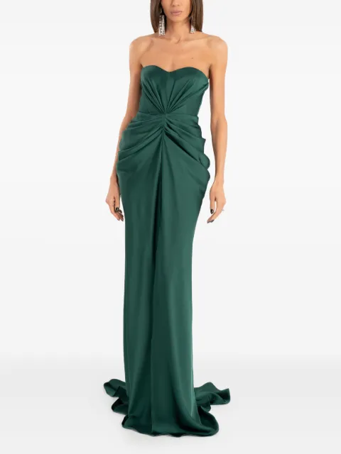 Ana Radu strapless maxi dress Green 6103