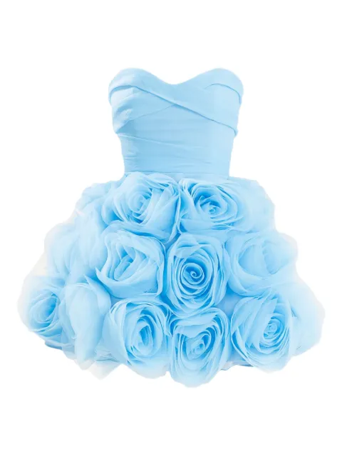 Ana Radu rose strapless mini dress Blue 40865