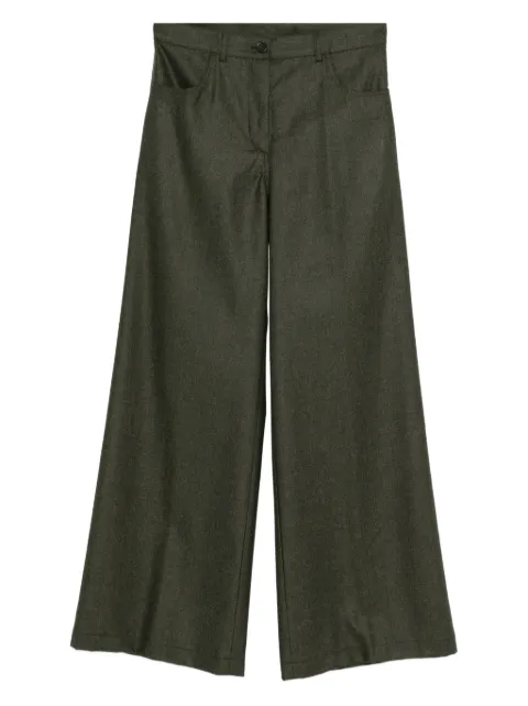 ASPESI belt-loop trousers Green L62901237