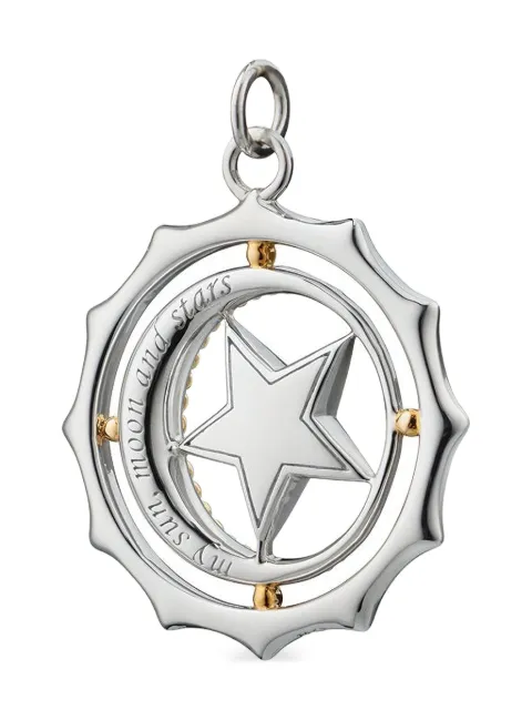 MONICA RICH KOSANN My Sun Moon And Starts embellished pendant Silver TTMYSMS
