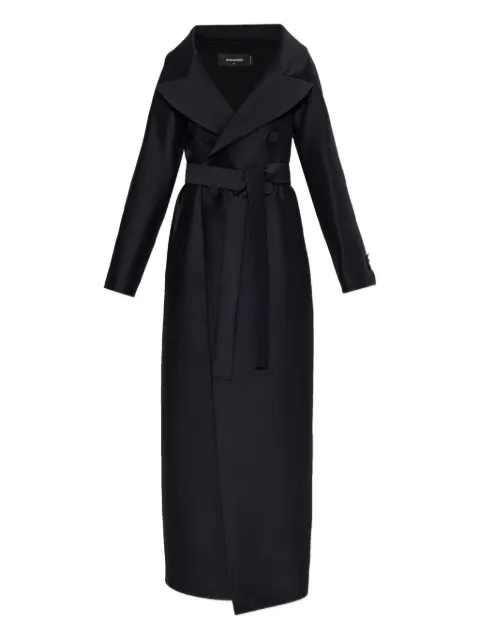 DSQUARED2 virgin wool double-breasted coat Black S72AA0534D35205
