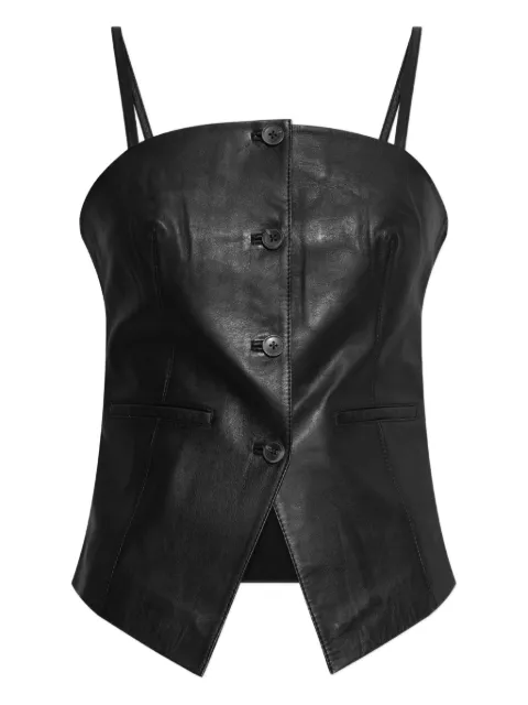 SAMSOE SAMSOE Salco buttoned-up top Black F25400031