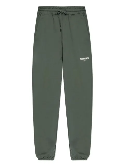 AllSaints Halcyon logo-print track pants Green M034TD