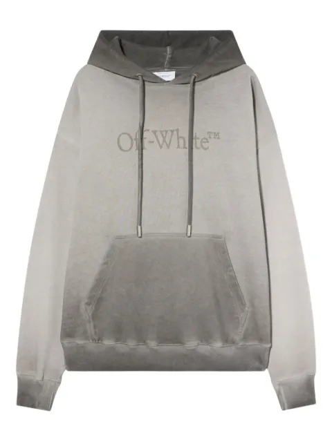 Off-White Laundry Skate cotton hoodie Grey OWBB06DF25FLE001480B