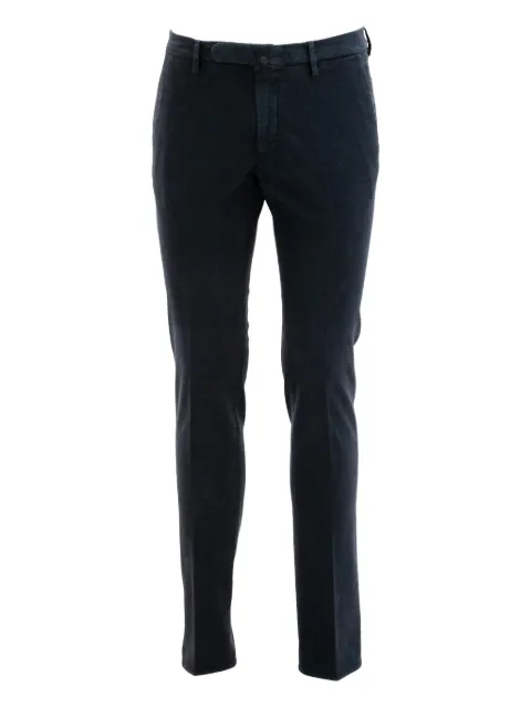 Incotex textured trousers Blue 1W003040969