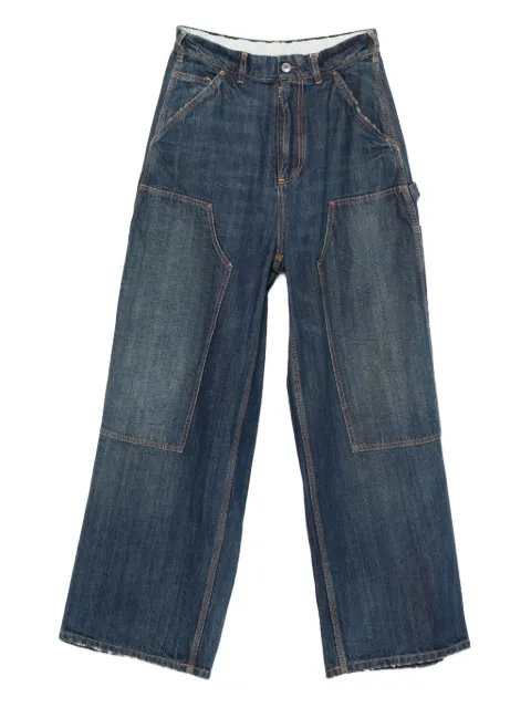 Maison Margiela panelled trousers Blue S29KA0390M30037