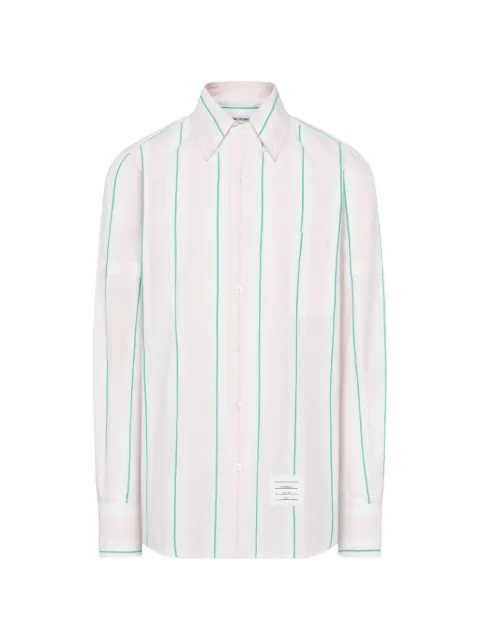 Thom Browne striped cotton shirt Pink MWL437OF1159