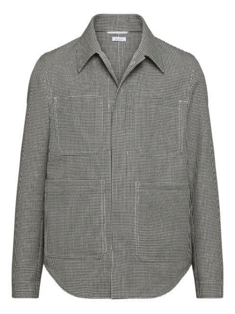 Thom Browne houndstooth shirt jacket Grey MJO253UF1106
