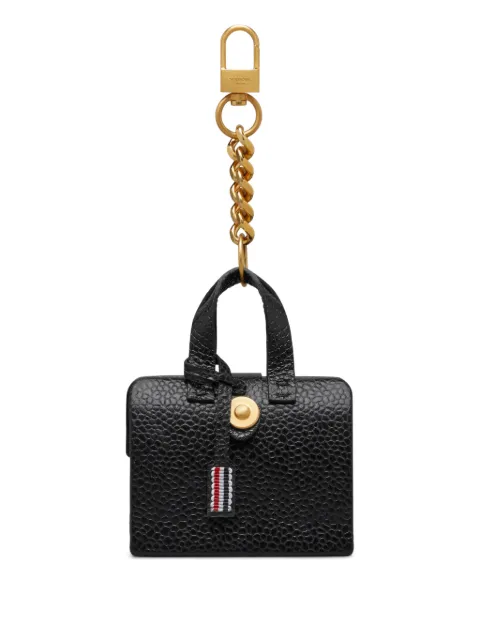 Thom Browne soft Caviar Agneau Mr. Thom charm Black UAM095A06560