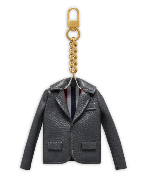 Thom Browne soft caviar Agneau classic jacket charm Grey UAM098A06560