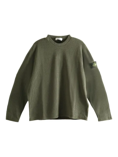 Stone Island Compass-motif sweater Green K2S156100044S0227