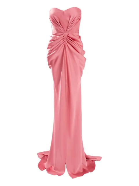 Ana Radu strapless maxi dress Pink 6103