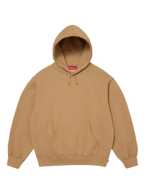 Supreme logo appliqué hoodie Brown SU26127