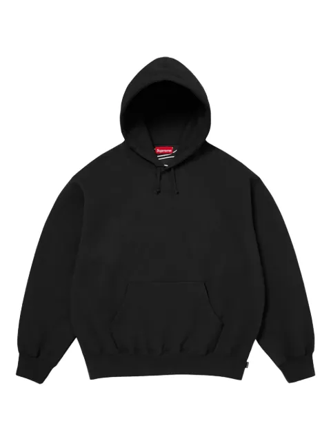 Supreme logo appliqué hoodie Black SU26126