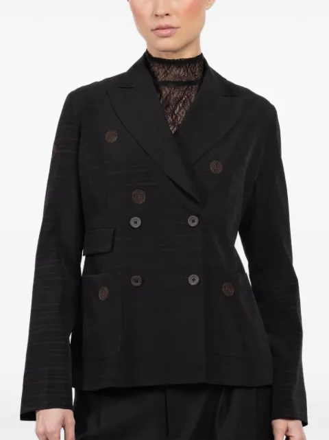 IBRIGU button double-breasted jacket Black 14IBJKI515BLACK1