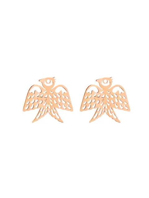GINETTE NY Georgia 18K rose gold studs Gold BOGE1