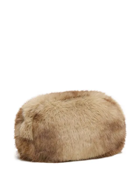 Apparis Jumbo Noor clutch bag Neutrals NOORMINKPOCHETTE