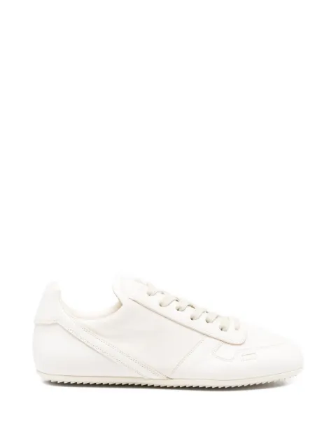 Rick Owens Minimal low top leather sneakers White RP01F6895LBHX