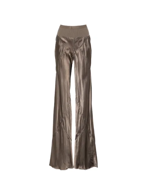 Rick Owens Bias wide leg trousers Brown RP01F6301N