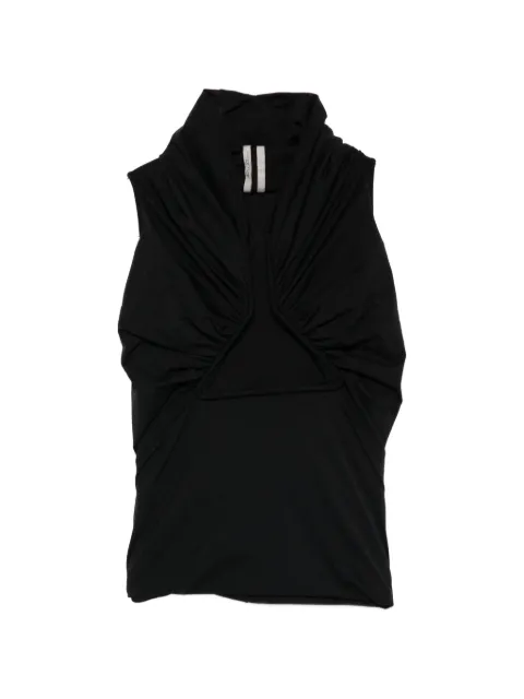 Rick Owens draped jersey top Black RP01F6223JNDB