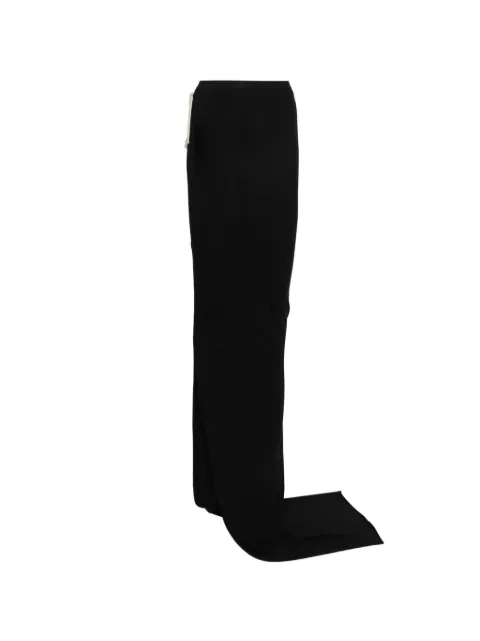 Rick Owens drawstrings maxi skirt Black RP01F6359JA