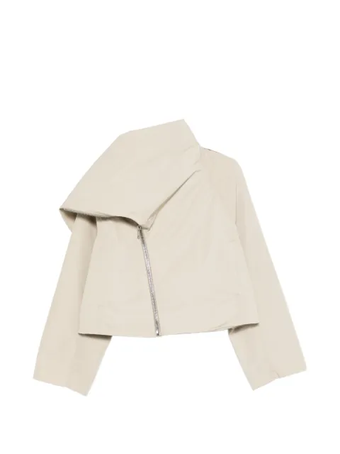 Rick Owens cropped scarf jacket Neutrals RP01F6720FT