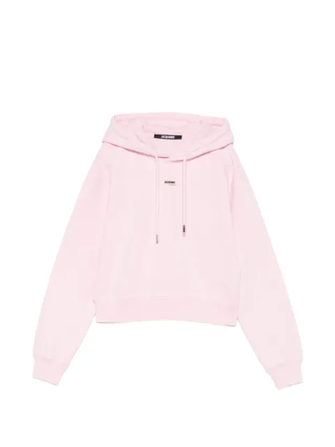 Jacquemus the Gros Grain hoodie Pink HOW00247AJ00109