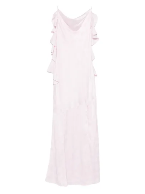 ROTATE BIRGER CHRISTENSEN ruffled floral maxi dress Pink 1156791809